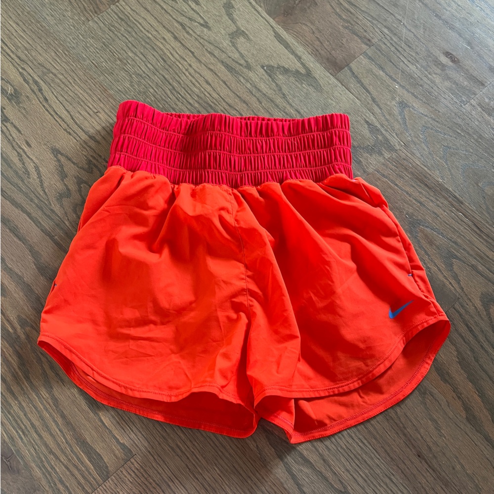 Nike Dri-Fit Orange Running Short - Size Small